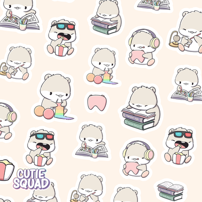 Hamster Hobbies | Sticker Sheet