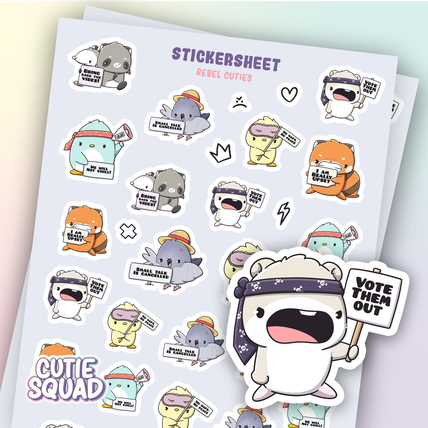 Protest Stickers | Sticker Sheet