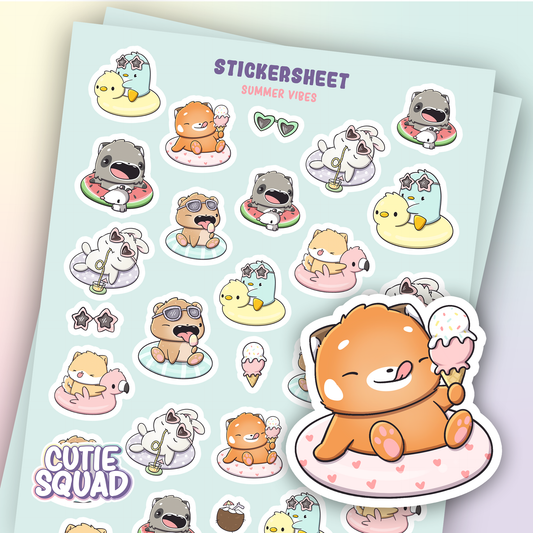 Summer Vibes | Sticker Sheet