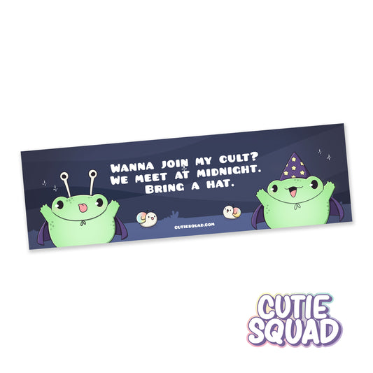 Cult Frogs | Bumper Sticker