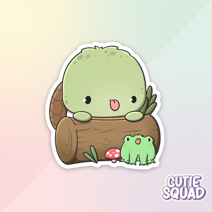 Camping Turtles | Stickers