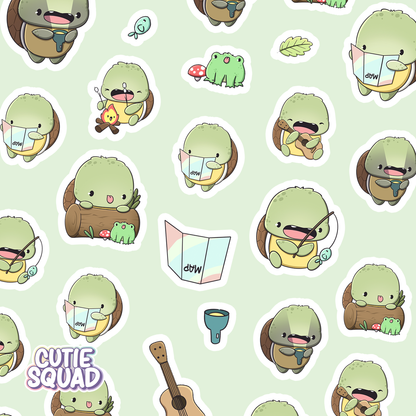 Camping Turtles pt2 | Sticker Sheet