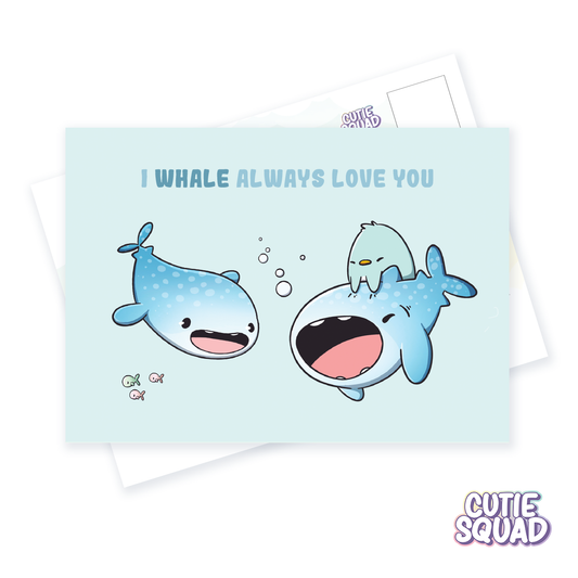 I whale always love you | Postcard