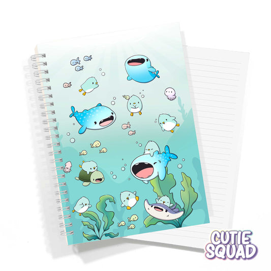Penguins & Whales | Notebook A5