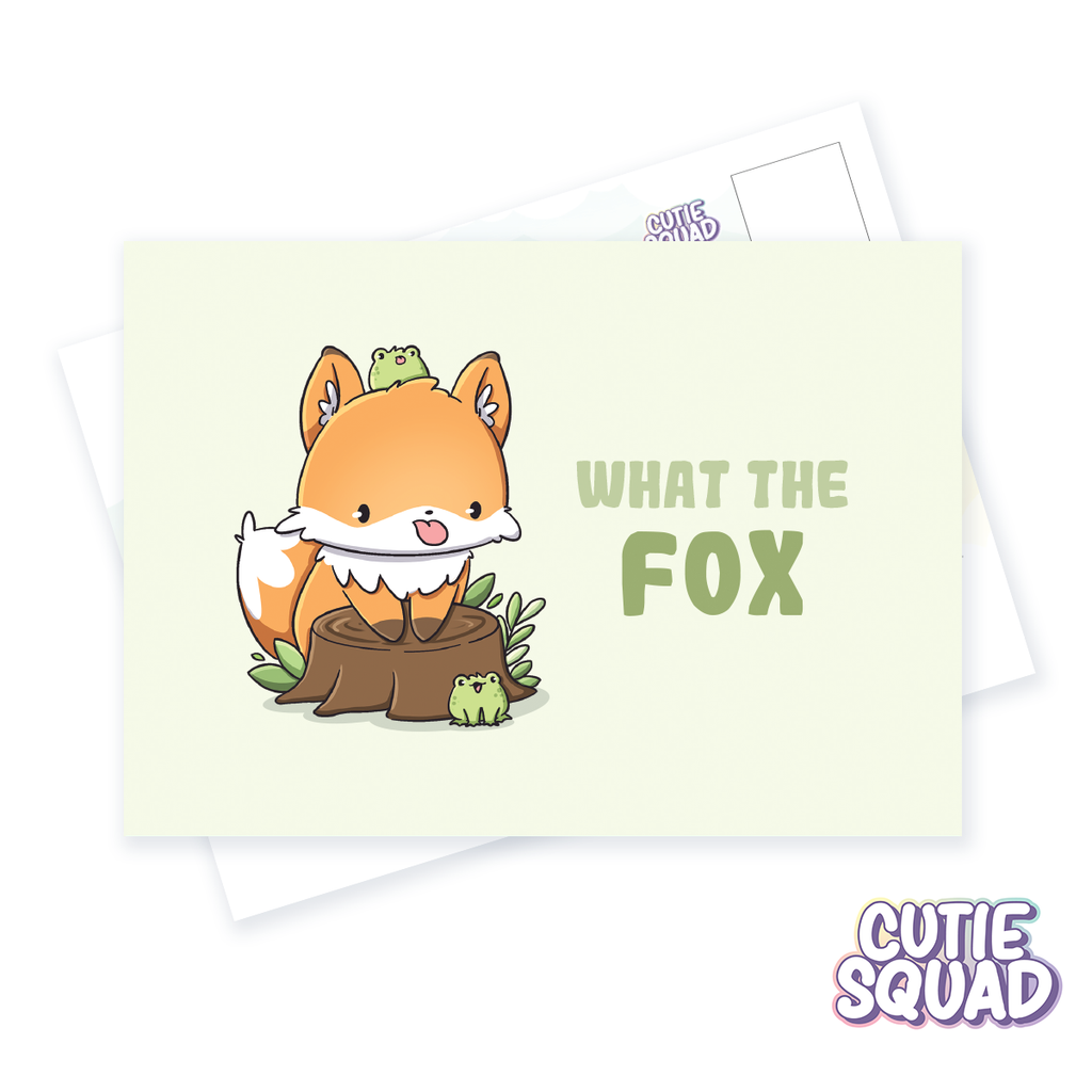 What the fox | Postcard