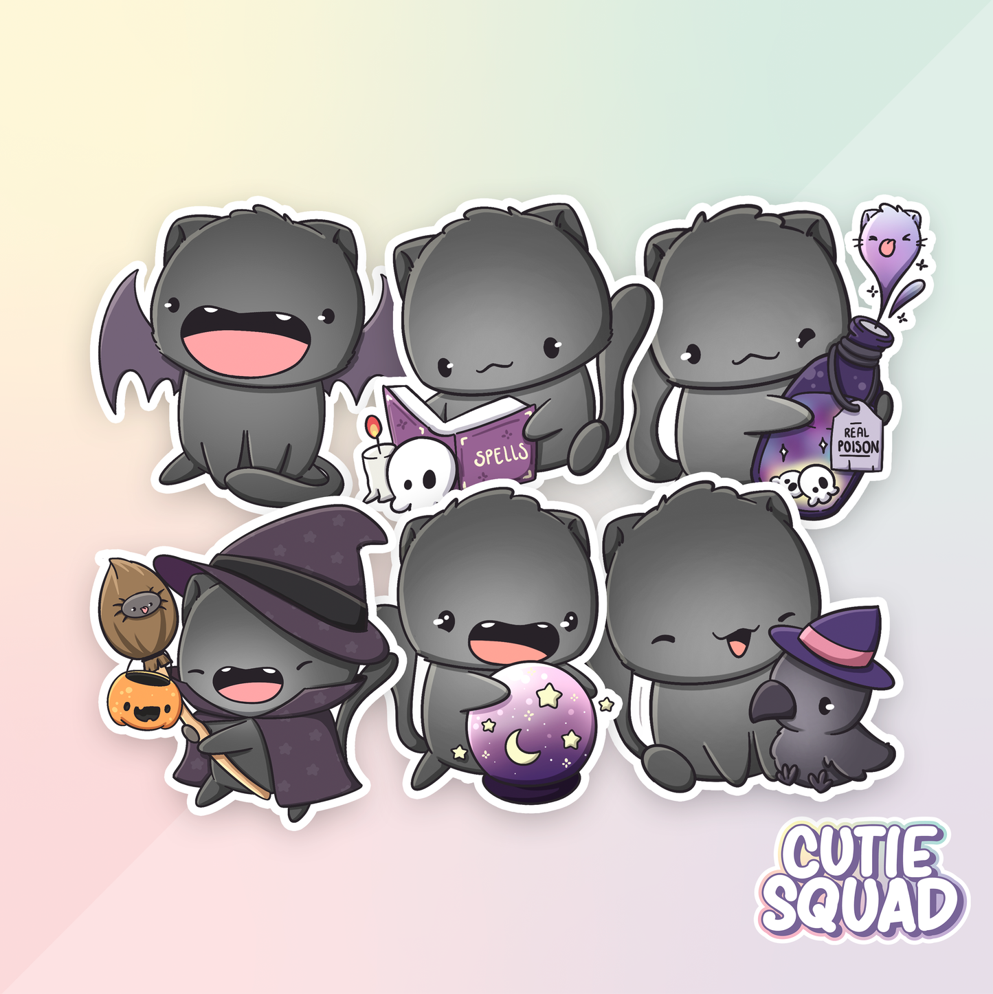 Witch Cats | Stickers