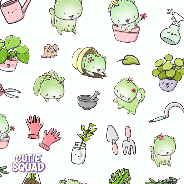 Cactus Kitties | Sticker Sheet
